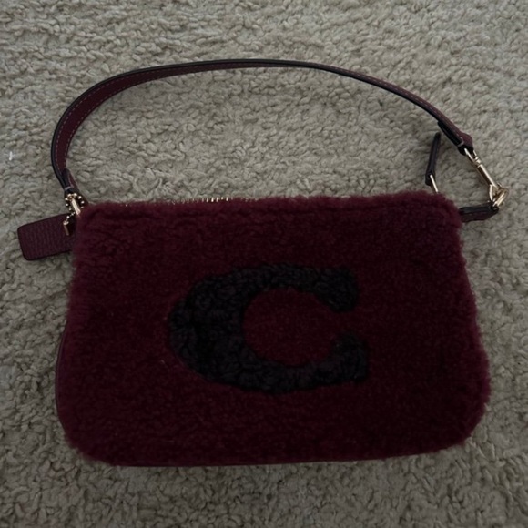 Shearling coach mini bag - Picture 1 of 5